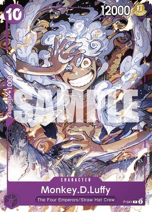 Monkey.D.Luffy (P-041) (P-041) [Starter Deck 18: PURPLE Monkey.D.Luffy] - Deck Out Gaming