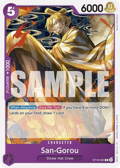 San-Gorou (ST18-003) [Starter Deck 18: PURPLE Monkey.D.Luffy] - Deck Out Gaming