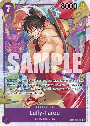 Luffy-Tarou (ST18-005) [Starter Deck 18: PURPLE Monkey.D.Luffy] Foil - Deck Out Gaming