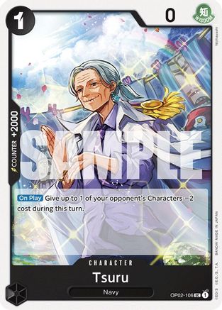Tsuru (OP02-106) [Starter Deck 19: BLACK Smoker] - Deck Out Gaming