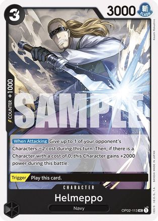 Helmeppo (OP02-113) [Starter Deck 19: BLACK Smoker] - Deck Out Gaming