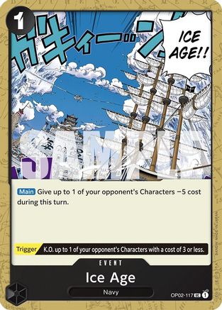 Ice Age (OP02-117) [Starter Deck 19: BLACK Smoker] - Deck Out Gaming