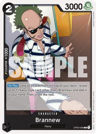 Brannew (OP03-089) [Starter Deck 19: BLACK Smoker] - Deck Out Gaming