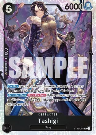 Tashigi (ST19-003) [Starter Deck 19: BLACK Smoker] Foil - Deck Out Gaming