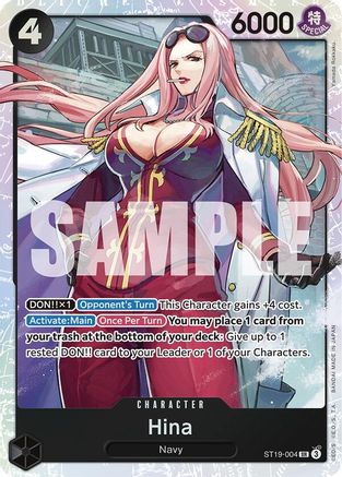 Hina (ST19-004) [Starter Deck 19: BLACK Smoker] Foil - Deck Out Gaming