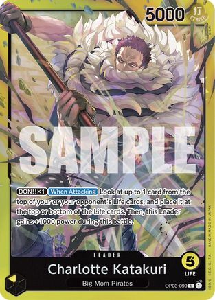 Charlotte Katakuri (OP03-099) (OP03-099) [Starter Deck 20: YELLOW Charlotte Katakuri] - Deck Out Gaming