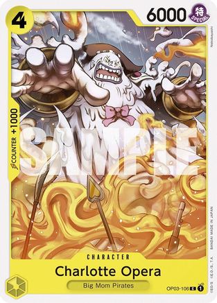 Charlotte Opera (OP03-106) [Starter Deck 20: YELLOW Charlotte Katakuri] - Deck Out Gaming