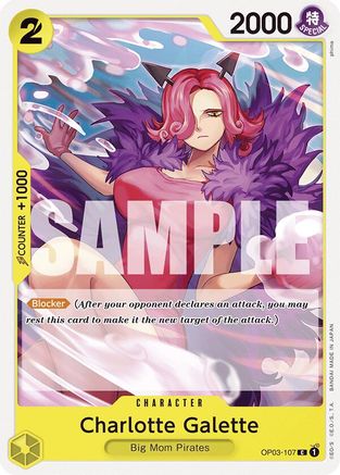 Charlotte Galette (OP03-107) [Starter Deck 20: YELLOW Charlotte Katakuri] - Deck Out Gaming