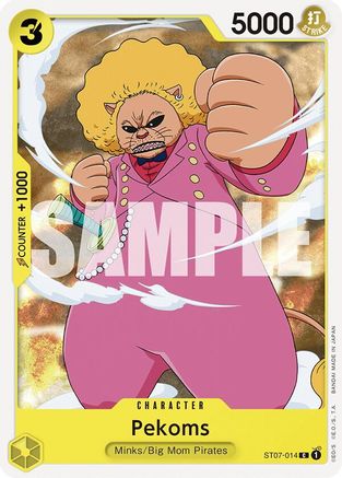 Pekoms (ST07-014) [Starter Deck 20: YELLOW Charlotte Katakuri] - Deck Out Gaming