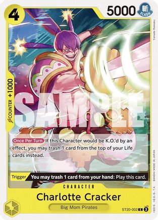 Charlotte Cracker (ST20-002) [Starter Deck 20: YELLOW Charlotte Katakuri] - Deck Out Gaming