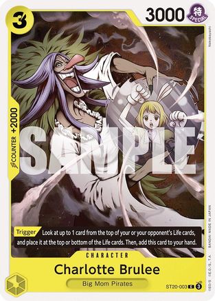 Charlotte Brulee (ST20-003) [Starter Deck 20: YELLOW Charlotte Katakuri] - Deck Out Gaming