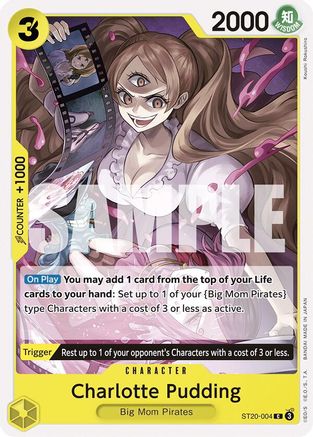 Charlotte Pudding (ST20-004) (ST20-004) [Starter Deck 20: YELLOW Charlotte Katakuri] - Deck Out Gaming