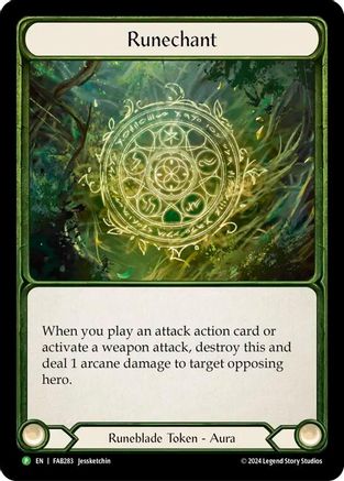 Runechant (Earth) - FAB283 (FAB283) [Flesh and Blood: Promo Cards] Cold Foil - Deck Out Gaming