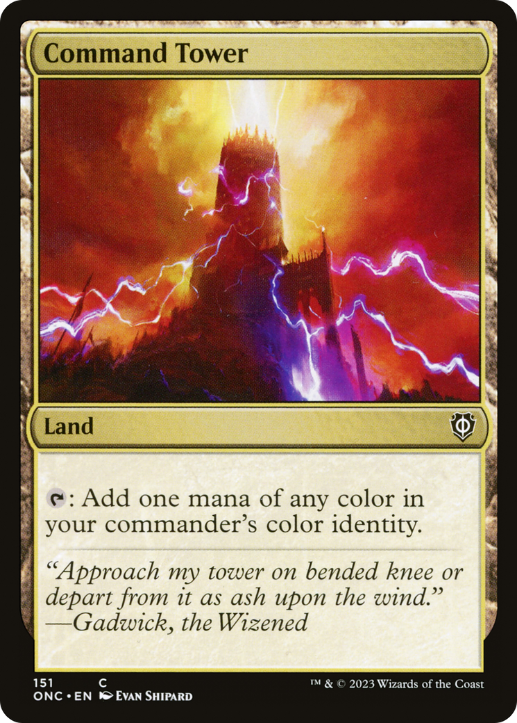 Command Tower (151) [Commander: Phyrexia: All Will Be One] - Deck Out Gaming