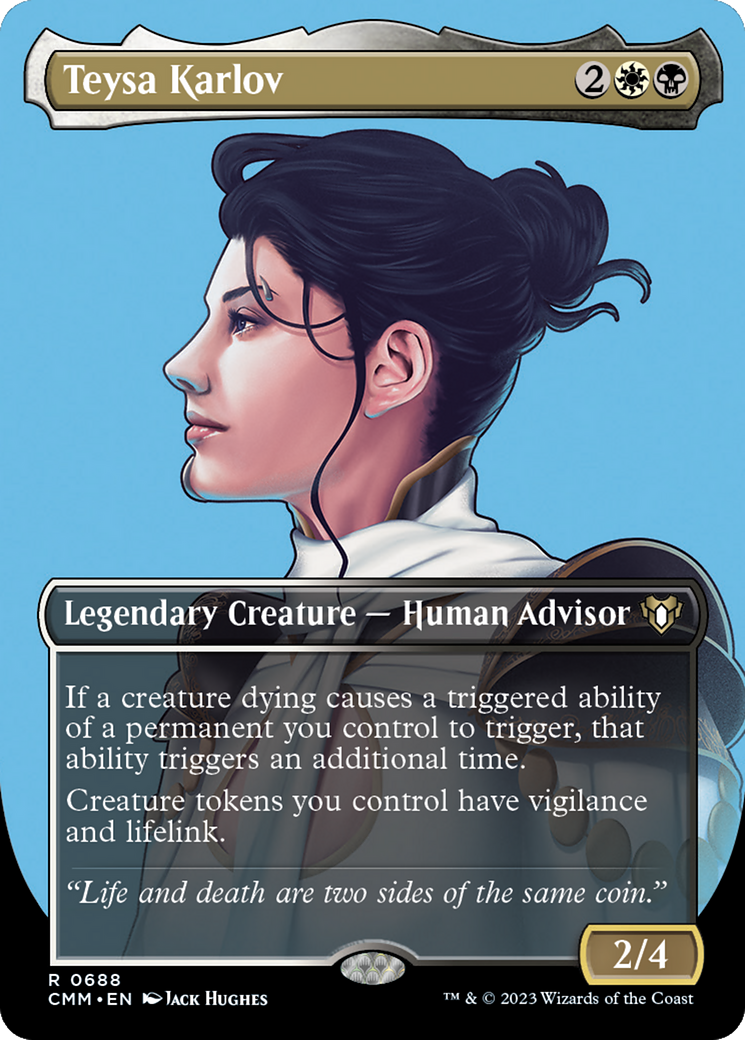 Teysa Karlov (Borderless) (688) [Commander Masters] - Deck Out Gaming