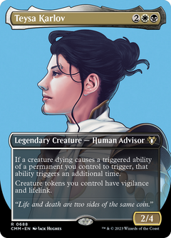 Teysa Karlov (Borderless) (688) [Commander Masters] foil - Deck Out Gaming