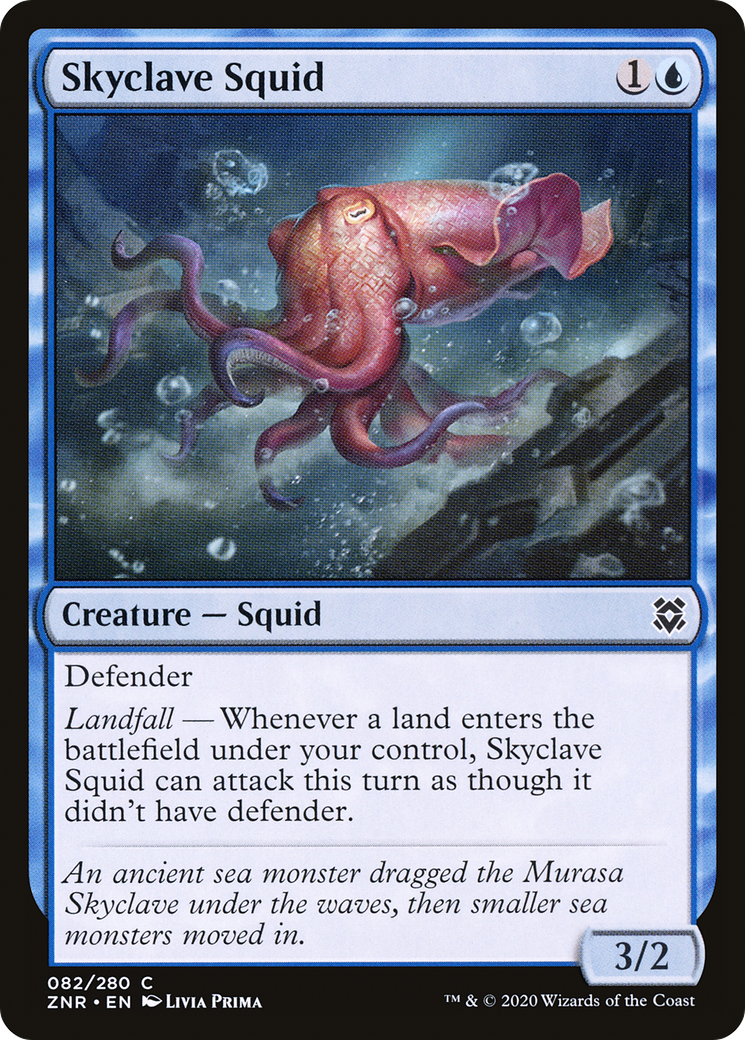 Skyclave Squid (82) [Zendikar Rising] - Deck Out Gaming