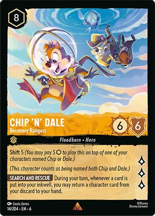Chip 'n' Dale - Recovery Rangers (14/204) [Azurite Sea] - Deck Out Gaming