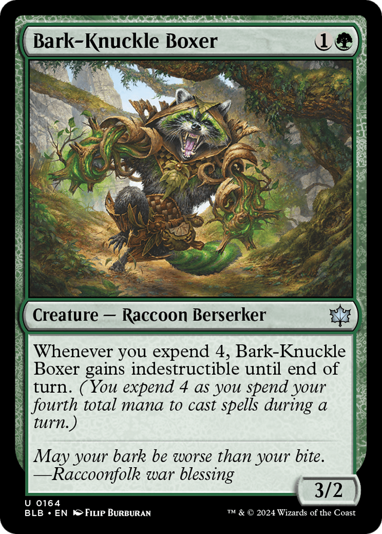 Bark-Knuckle Boxer (164) [Bloomburrow] foil - Deck Out Gaming
