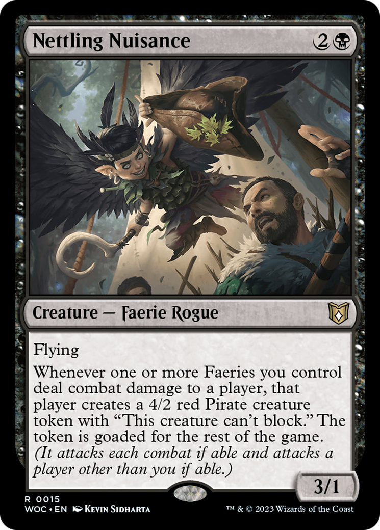 Nettling Nuisance (15) [Wilds of Eldraine Commander] - Deck Out Gaming