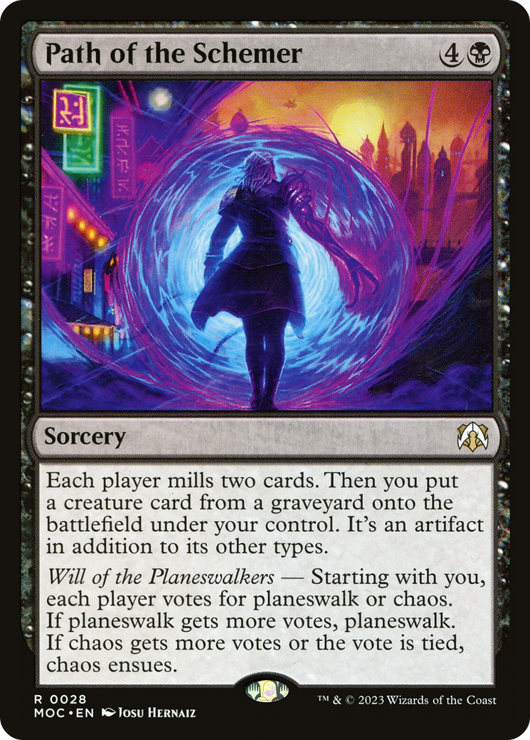Path of the Schemer (28) [March of the Machine Commander] - Deck Out Gaming