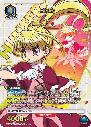 Bisky (012) (SR*) (UE02BT/HTR-1-012) [Hunter x Hunter] Foil - Deck Out Gaming