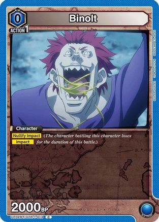 Binolt (UE02BT/HTR-1-013) [Hunter x Hunter] - Deck Out Gaming