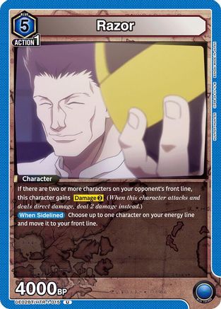 Razor (015) (UE02BT/HTR-1-015) [Hunter x Hunter] - Deck Out Gaming