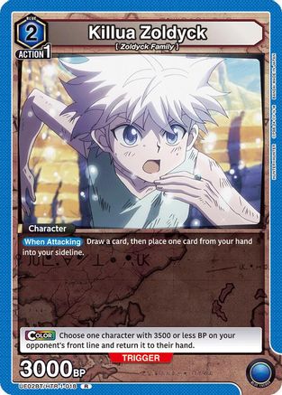 Killua Zoldyck (018) (UE02BT/HTR-1-018) [Hunter x Hunter] Foil - Deck Out Gaming