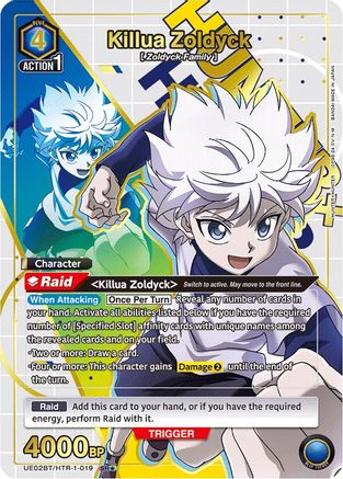 Killua Zoldyck (019) (SR*) (UE02BT/HTR-1-019) [Hunter x Hunter] Foil - Deck Out Gaming
