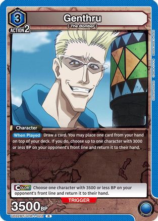 Genthru (022) (UE02BT/HTR-1-022) [Hunter x Hunter] Foil - Deck Out Gaming