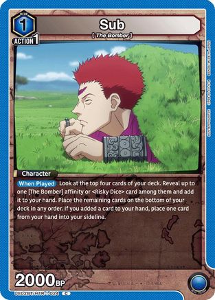 Sub (UE02BT/HTR-1-024) [Hunter x Hunter] - Deck Out Gaming