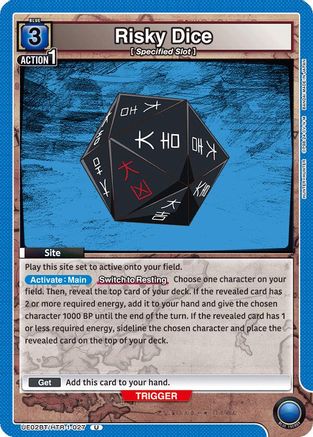 Risky Dice (027) (UE02BT/HTR-1-027) [Hunter x Hunter] - Deck Out Gaming