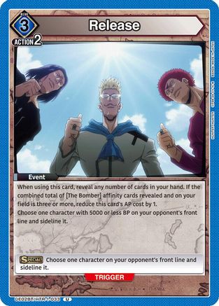 Release (UE02BT/HTR-1-033) [Hunter x Hunter] - Deck Out Gaming