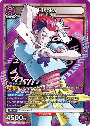 Hisoka (043) (UE02BT/HTR-1-043) [Hunter x Hunter] Foil - Deck Out Gaming