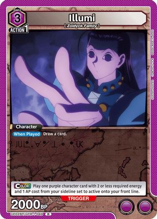 Illumi (049) (UE02BT/HTR-1-049) [Hunter x Hunter] Foil - Deck Out Gaming