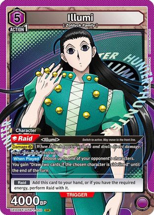 Illumi (050) (UE02BT/HTR-1-050) [Hunter x Hunter] Foil - Deck Out Gaming