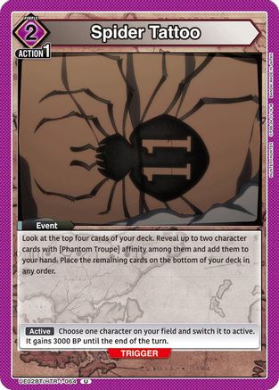 Spider Tattoo (UE02BT/HTR-1-064) [Hunter x Hunter] - Deck Out Gaming