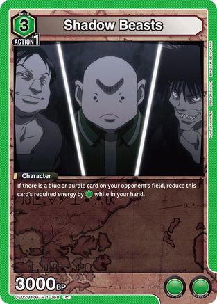 Shadow Beasts (UE02BT/HTR-1-068) [Hunter x Hunter] - Deck Out Gaming