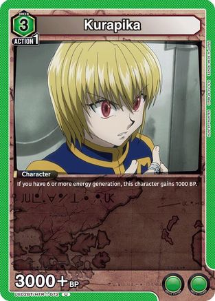 Kurapika (072) (UE02BT/HTR-1-072) [Hunter x Hunter] - Deck Out Gaming