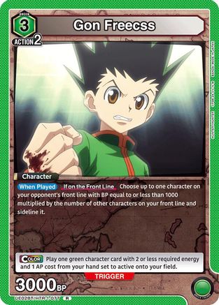 Gon Freecss (077) (UE02BT/HTR-1-077) [Hunter x Hunter] Foil - Deck Out Gaming
