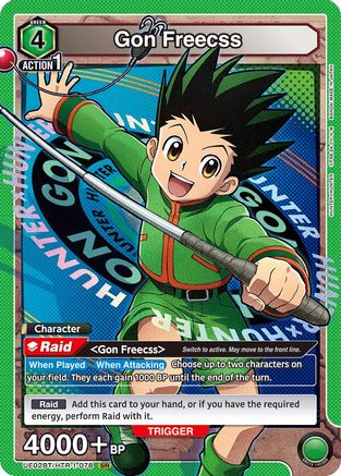 Gon Freecss (078) (UE02BT/HTR-1-078) [Hunter x Hunter] Foil - Deck Out Gaming