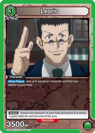Leorio (091) (UE02BT/HTR-1-091) [Hunter x Hunter] Foil - Deck Out Gaming