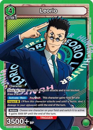Leorio (092) (UE02BT/HTR-1-092) [Hunter x Hunter] Foil - Deck Out Gaming