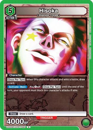 Hisoka (093) (UE02BT/HTR-1-093) [Hunter x Hunter] Foil - Deck Out Gaming