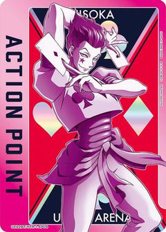 Action Point Card (AP04) (Hisoka) (UE02BT/HTR-1-AP04) [Hunter x Hunter] Foil - Deck Out Gaming
