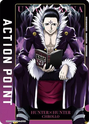 Action Point Card (AP06) (Chrollo) (UE02BT/HTR-1-AP06) [Hunter x Hunter]