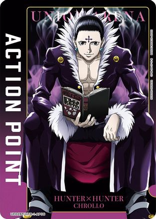 Action Point Card (AP06) (Chrollo) (UE02BT/HTR-1-AP06) [Hunter x Hunter] Foil - Deck Out Gaming