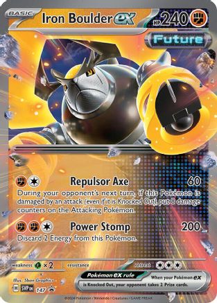 Iron Boulder ex - 147 (147) [SV: Scarlet & Violet Promo Cards] Holofoil - Deck Out Gaming