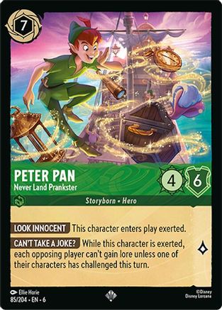 Peter Pan - Never Land Prankster (85/204) [Azurite Sea] - Deck Out Gaming